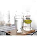 double wall cup double wall glass tea tumbler